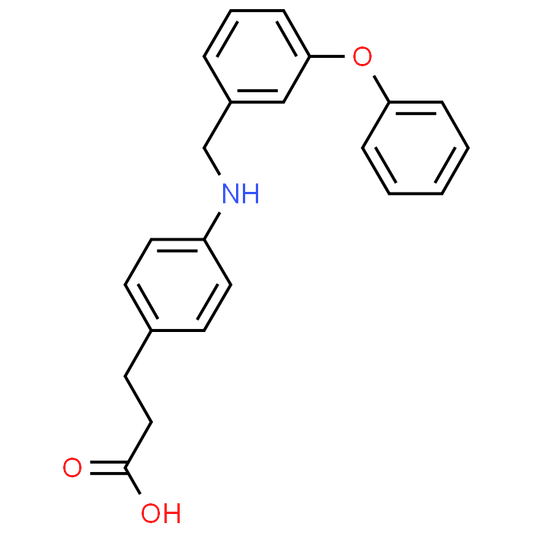 3-(4-((3-Phenoxybenzyl)amino)phenyl)propanoic acid