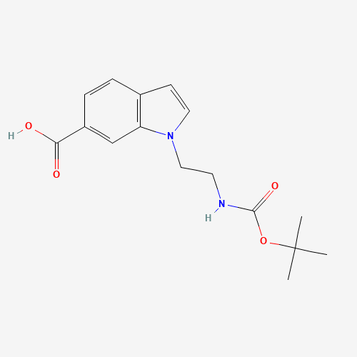 1-[2-[(tert-Butoxycarbonyl)amino]ethyl]-1H-indole-6-carboxylic acid