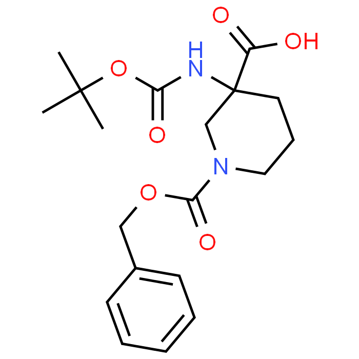 1-((Benzyloxy)carbonyl)-3-((tert-butoxycarbonyl)amino)piperidine-3-carboxylic acid