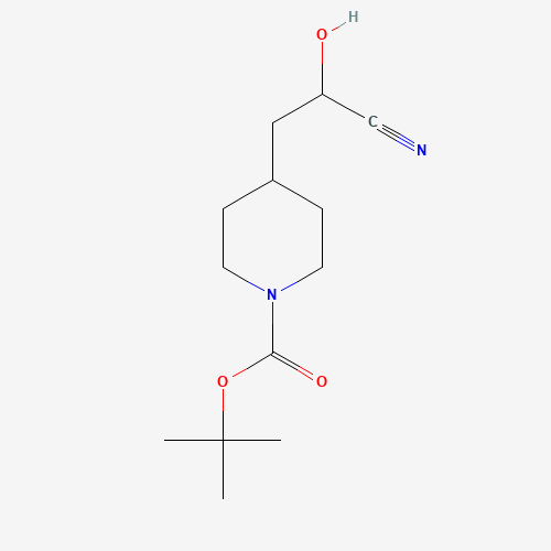tert-Butyl 4-(2-cyano-2-hydroxyethyl)piperidine-1-carboxylate