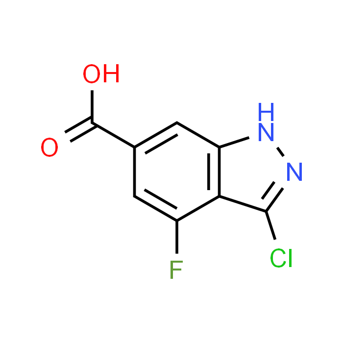 3-Chloro-4-fluoro-1H-indazole-6-carboxylic acid