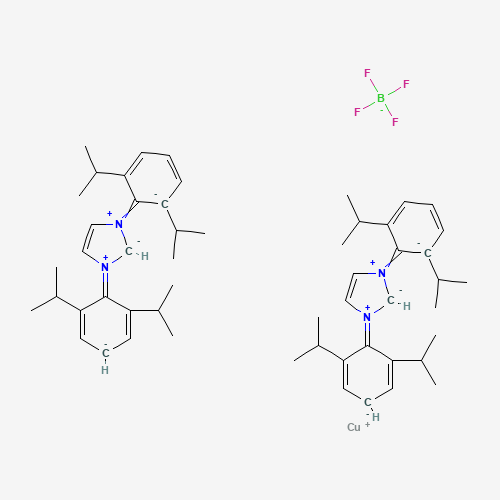 Bis(1,3-bis(2,6-diisopropylphenyl)imidazol-2-ylidene)copper(I) tetrafluoroborate