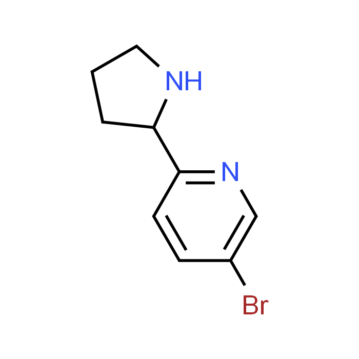 5-Bromo-2-(pyrrolidin-2-yl)pyridine