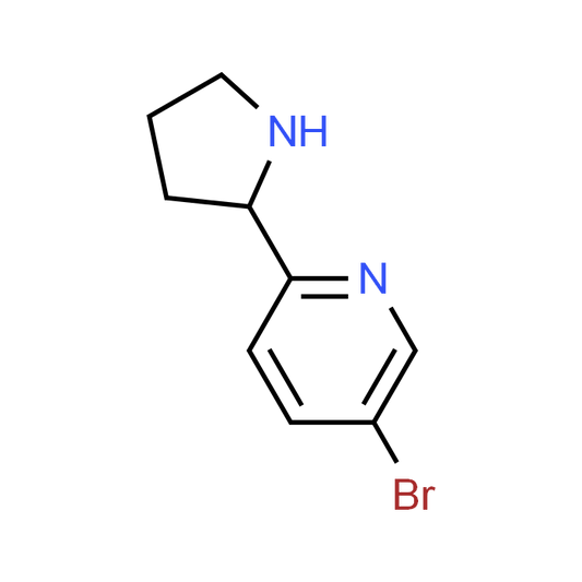 5-Bromo-2-(pyrrolidin-2-yl)pyridine