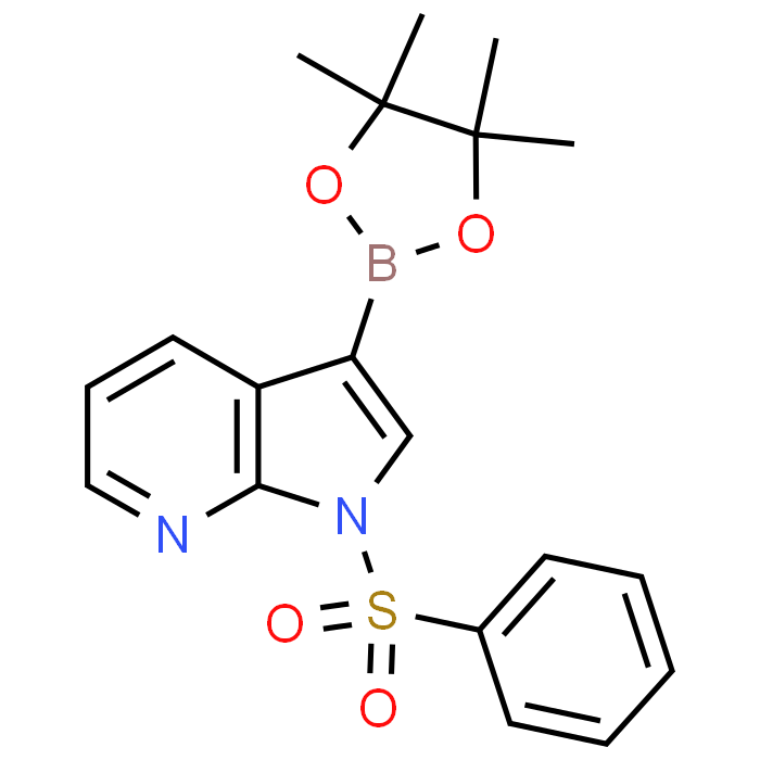 1-(Phenylsulfonyl)-3-(4,4,5,5-tetramethyl-1,3,2-dioxaborolan-2-yl)-1H-pyrrolo[2,3-b]pyridine