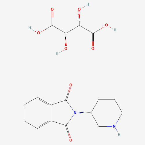 (R)-2-(Piperidin-3-yl)isoindoline-1,3-dione (2S,3S)-2,3-dihydroxysuccinate