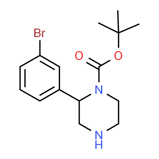 tert-Butyl 2-(3-bromophenyl)piperazine-1-carboxylate