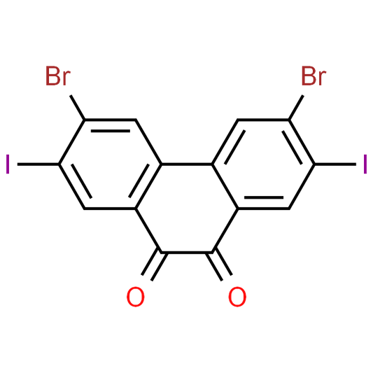 3,6-Dibromo-2,7-diiodophenanthrene-9,10-dione