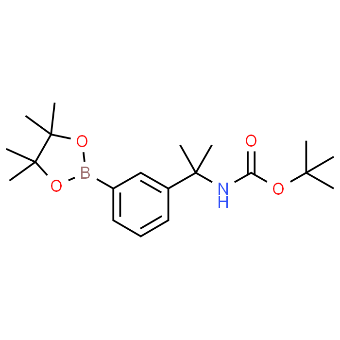 tert-Butyl (2-(3-(4,4,5,5-tetramethyl-1,3,2-dioxaborolan-2-yl)phenyl)propan-2-yl)carbamate