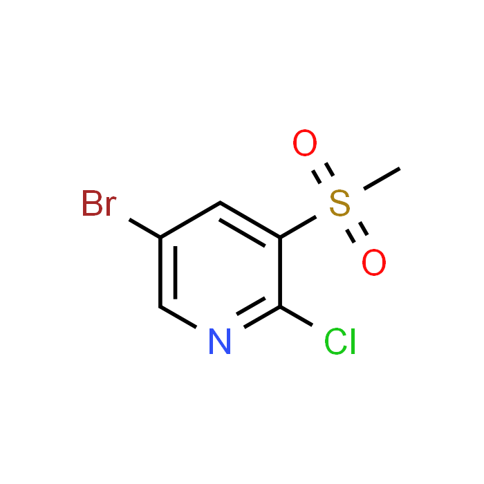 5-Bromo-2-chloro-3-(methylsulfonyl)pyridine