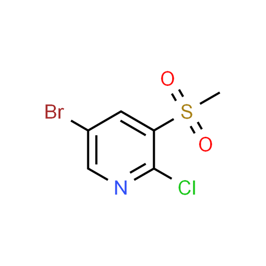 5-Bromo-2-chloro-3-(methylsulfonyl)pyridine