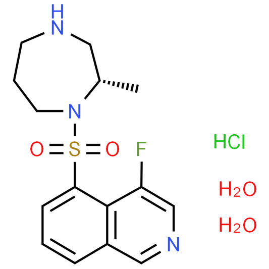 (S)-4-Fluoro-5-((2-methyl-1,4-diazepan-1-yl)sulfonyl)isoquinoline hydrochloride dihydrate