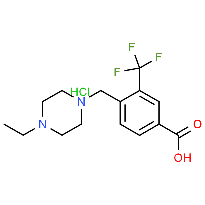 4-((4-Ethylpiperazin-1-yl)methyl)-3-(trifluoromethyl)benzoic acid hydrochloride