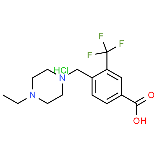 4-((4-Ethylpiperazin-1-yl)methyl)-3-(trifluoromethyl)benzoic acid hydrochloride