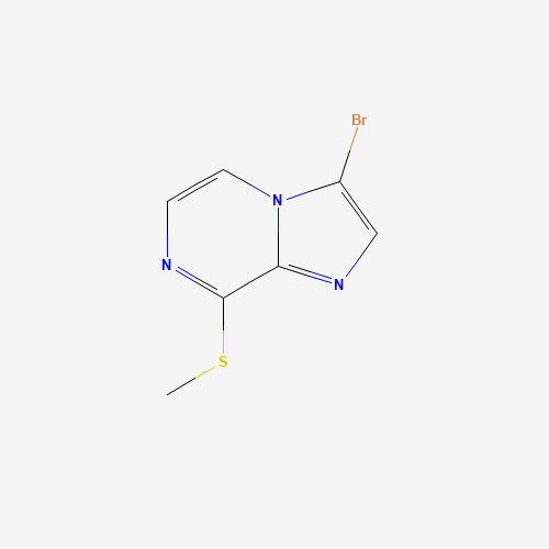 3-Bromo-8-(methylthio)imidazo[1,2-a]pyrazine