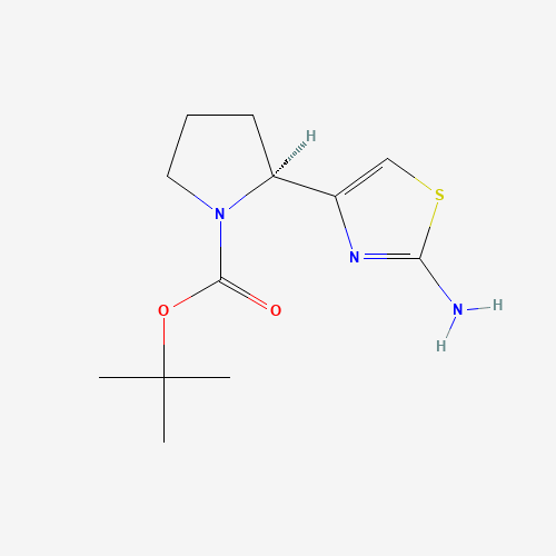 (S)-tert-Butyl 2-(2-aminothiazol-4-yl)pyrrolidine-1-carboxylate