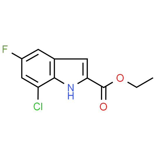 Ethyl 7-chloro-5-fluoro-1H-indole-2-carboxylate