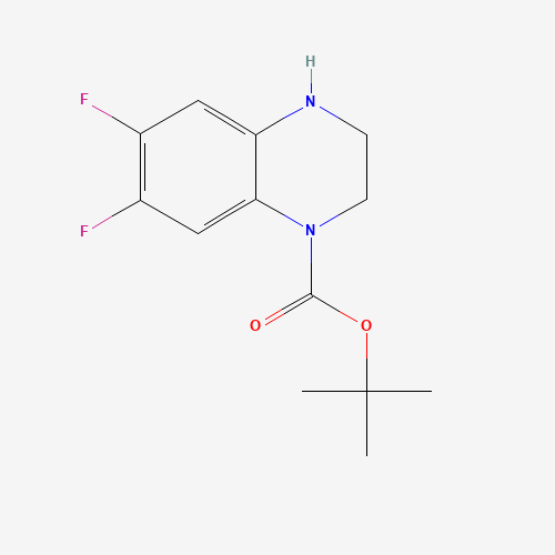 6,7-Difluoro-3,4-dihydro-2H-quinoxaline-1-carboxylic acid tert-butyl ester
