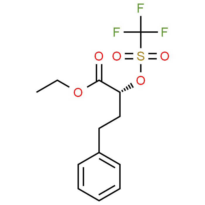 Ethyl (R)-4-phenyl-2-[[(trifluoromethyl)sulfonyl]oxy]butyrate