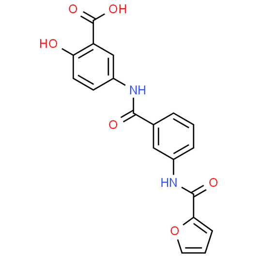 5-(3-(Furan-2-carboxamido)benzamido)-2-hydroxybenzoic acid