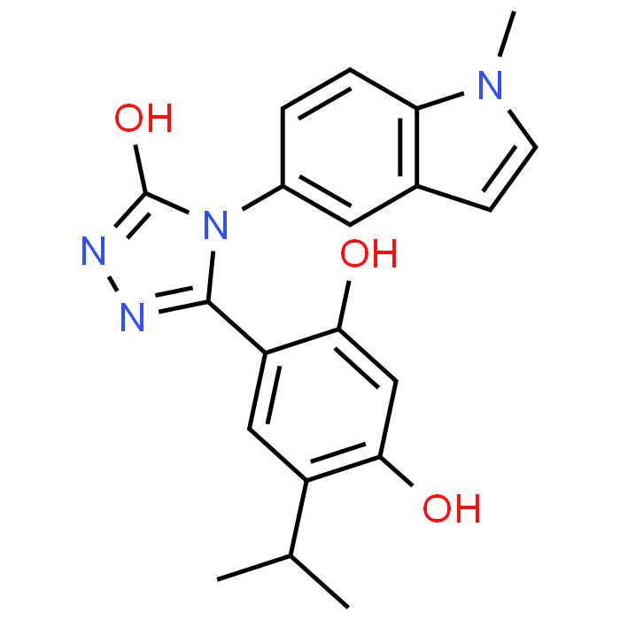 3-(2,4-Dihydroxy-5-isopropylphenyl)-4-(1-methyl-1H-indol-5-yl)-1H-1,2,4-triazol-5(4H)-one