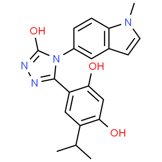 3-(2,4-Dihydroxy-5-isopropylphenyl)-4-(1-methyl-1H-indol-5-yl)-1H-1,2,4-triazol-5(4H)-one