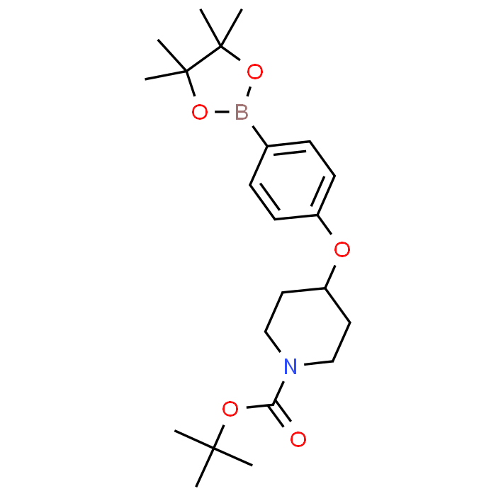 tert-Butyl 4-(4-(4,4,5,5-tetramethyl-1,3,2-dioxaborolan-2-yl)phenoxy)piperidine-1-carboxylate