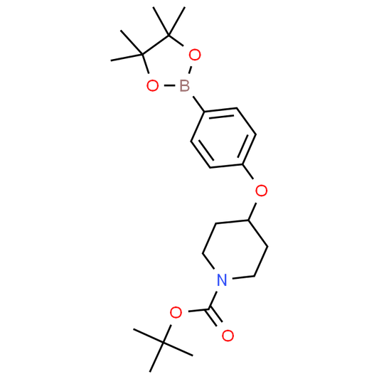 tert-Butyl 4-(4-(4,4,5,5-tetramethyl-1,3,2-dioxaborolan-2-yl)phenoxy)piperidine-1-carboxylate