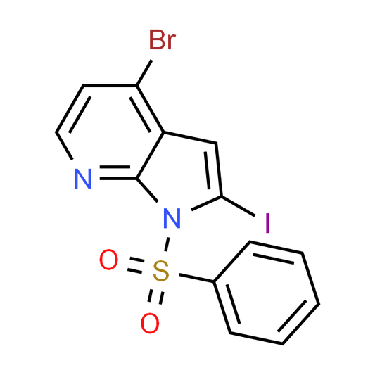 4-Bromo-2-iodo-1-(phenylsulfonyl)-1H-pyrrolo[2,3-b]pyridine