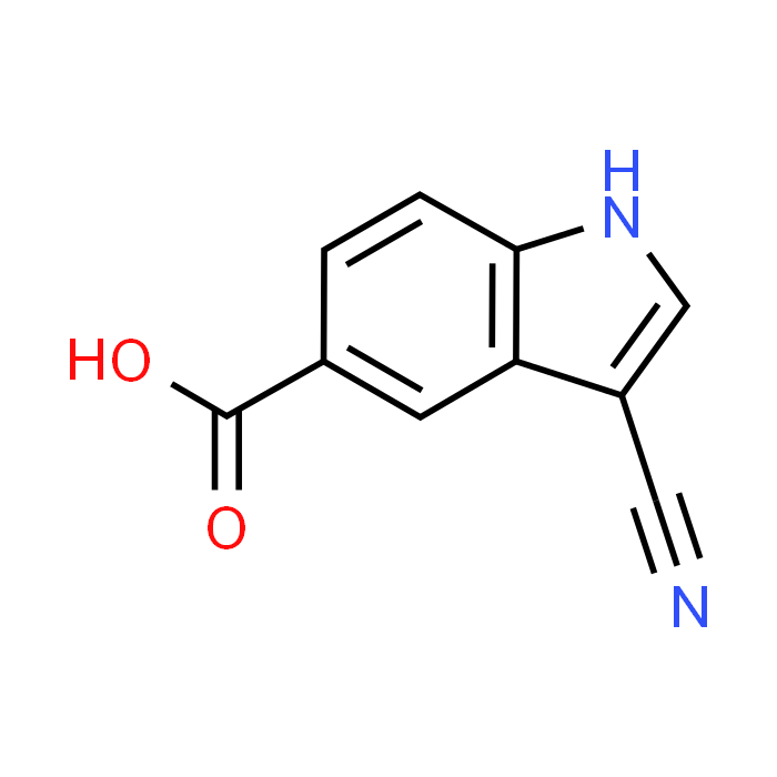 3-Cyano-1H-indole-5-carboxylic acid