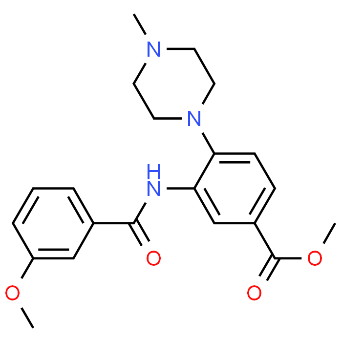 Methyl 3-(3-methoxybenzamido)-4-(4-methylpiperazin-1-yl)benzoate