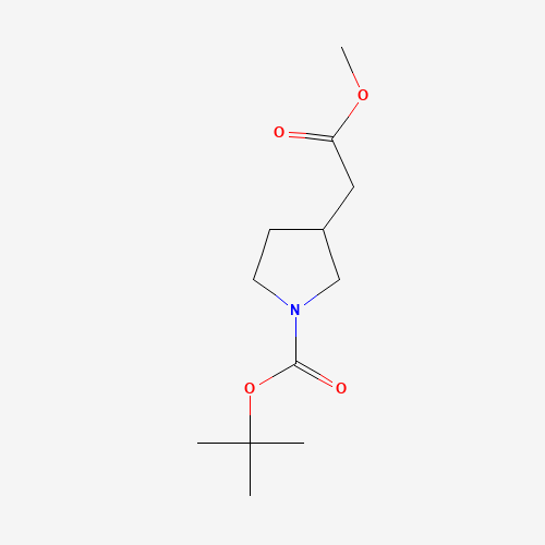 tert-Butyl 3-(2-methoxy-2-oxoethyl)pyrrolidine-1-carboxylate
