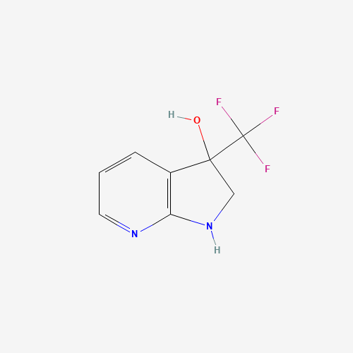 3-(Trifluoromethyl)-2,3-dihydro-1H-pyrrolo[2,3-b]pyridin-3-ol
