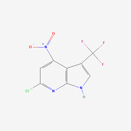 6-Chloro-4-nitro-3-(trifluoromethyl)-1H-pyrrolo[2,3-b]pyridine