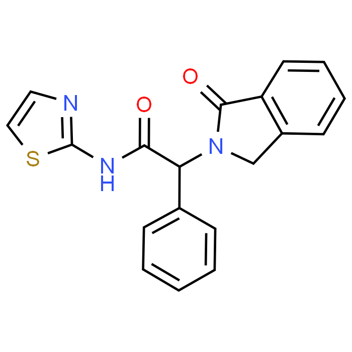 2-(1-Oxoisoindolin-2-yl)-2-phenyl-N-(thiazol-2-yl)acetamide