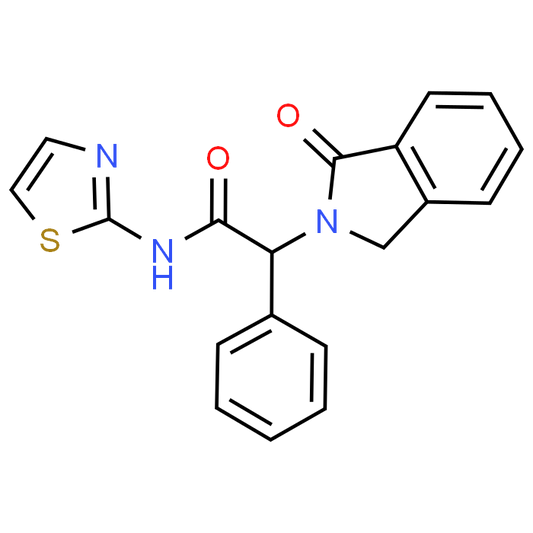 2-(1-Oxoisoindolin-2-yl)-2-phenyl-N-(thiazol-2-yl)acetamide