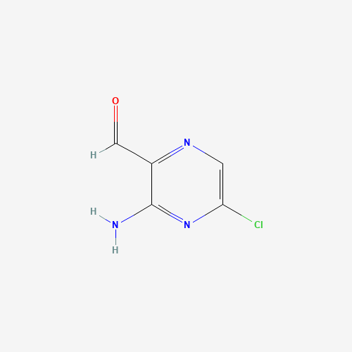3-Amino-5-chloropyrazine-2-carbaldehyde