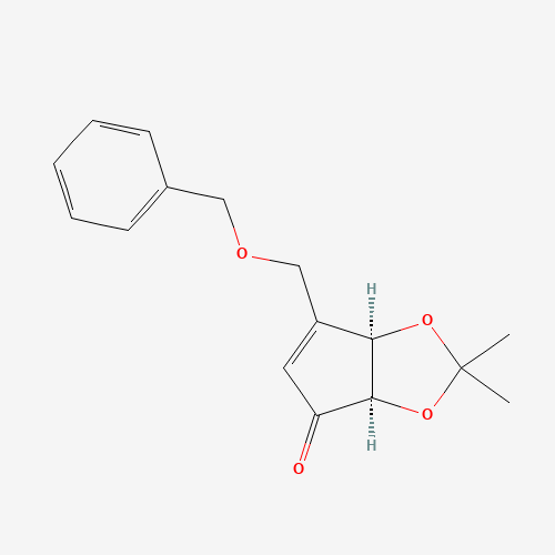 (3aR,6aR)-6-((Benzyloxy)methyl)-2,2-dimethyl-3aH-cyclopenta[d][1,3]dioxol-4(6aH)-one