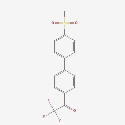 2,2,2-Trifluoro-1-(4'-(methylsulfonyl)-[1,1'-biphenyl]-4-yl)ethanone
