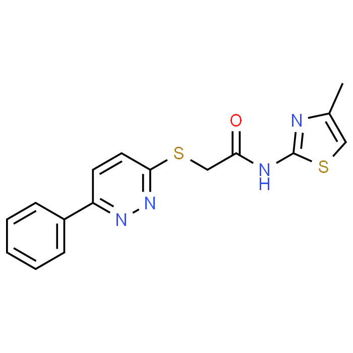 N-(4-Methylthiazol-2-yl)-2-((6-phenylpyridazin-3-yl)thio)acetamide