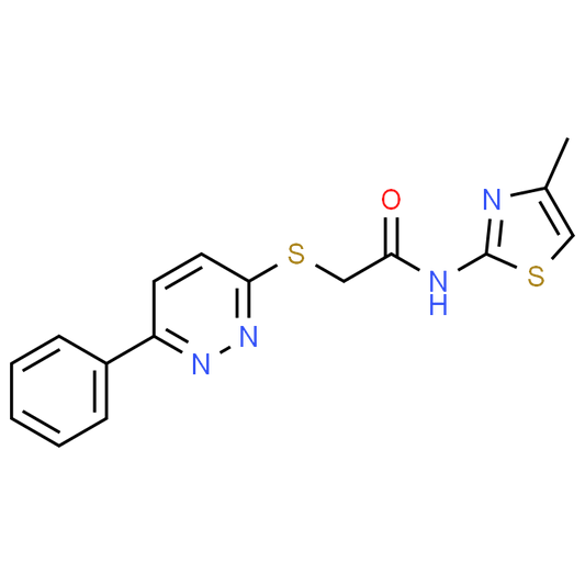 N-(4-Methylthiazol-2-yl)-2-((6-phenylpyridazin-3-yl)thio)acetamide