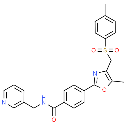 4-(5-Methyl-4-(tosylmethyl)oxazol-2-yl)-N-(pyridin-3-ylmethyl)benzamide