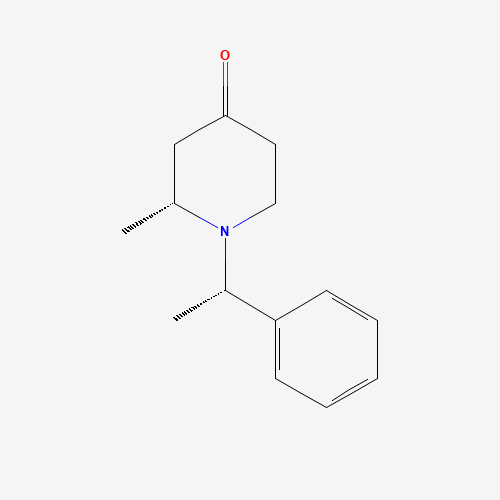 (R)-2-Methyl-1-((S)-1-phenylethyl)piperidin-4-one