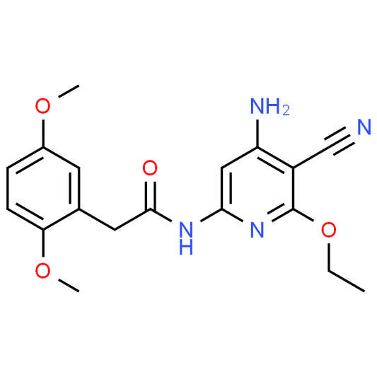 N-(4-Amino-5-cyano-6-ethoxypyridin-2-yl)-2-(2,5-dimethoxyphenyl)acetamide