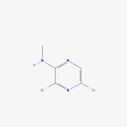 3,5-Dibromo-N-methylpyrazin-2-amine