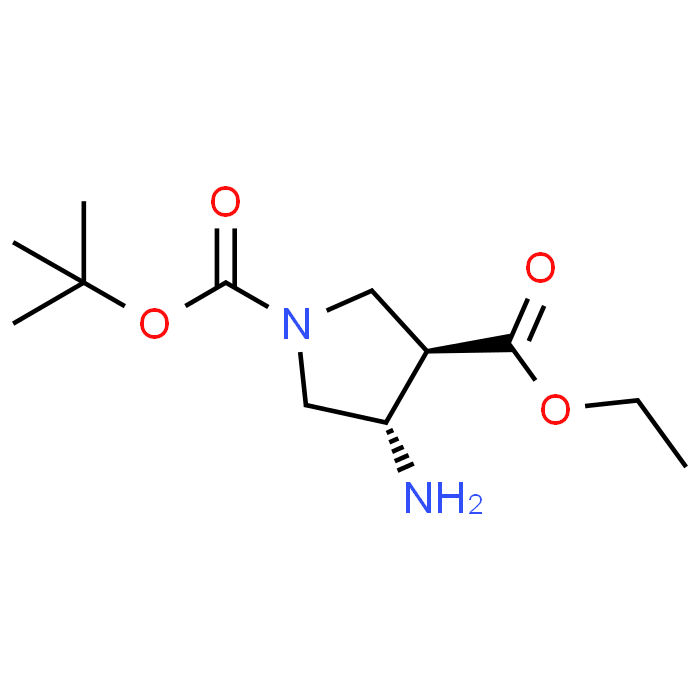 (3R,4S)-1-tert-Butyl 3-ethyl 4-aminopyrrolidine-1,3-dicarboxylate