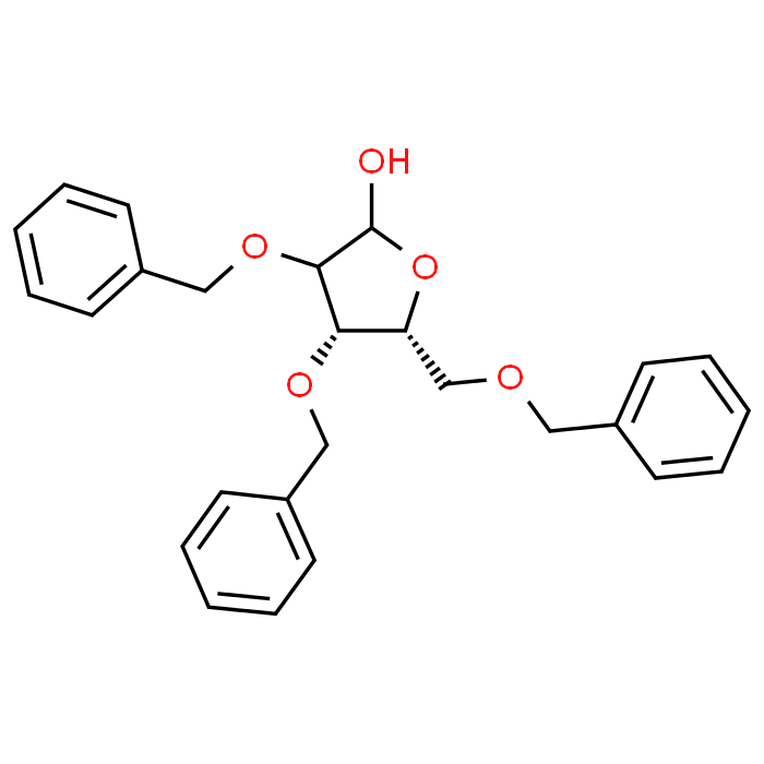 (2S,3R,4R,5R)-3,4-Bis(benzyloxy)-5-((benzyloxy)methyl)tetrahydrofuran-2-ol