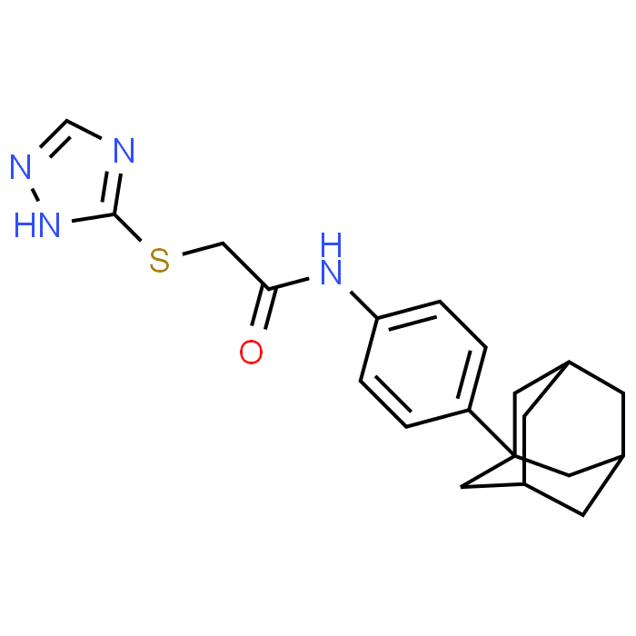 2-((1H-1,2,4-Triazol-5-yl)thio)-N-(4-(adamantan-1-yl)phenyl)acetamide