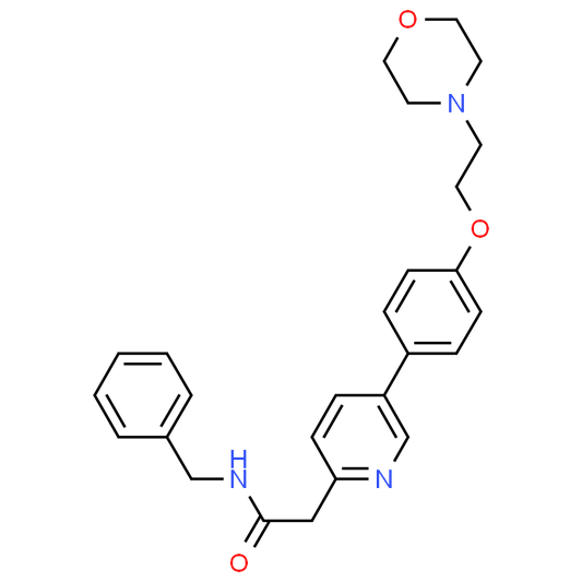 N-Benzyl-2-(5-(4-(2-morpholinoethoxy)phenyl)pyridin-2-yl)acetamide