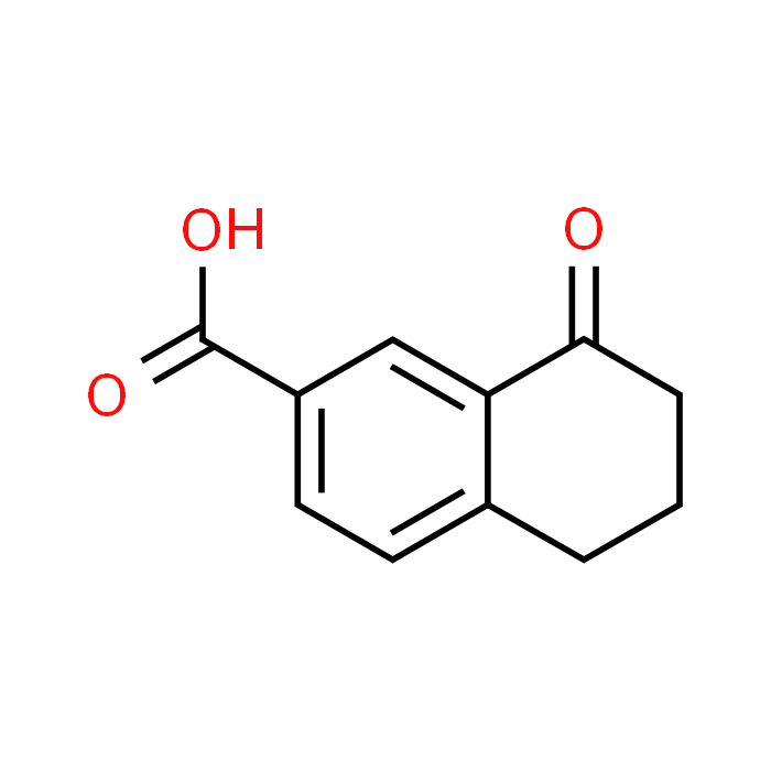 8-Oxo-5,6,7,8-tetrahydronaphthalene-2-carboxylic acid - Achmem